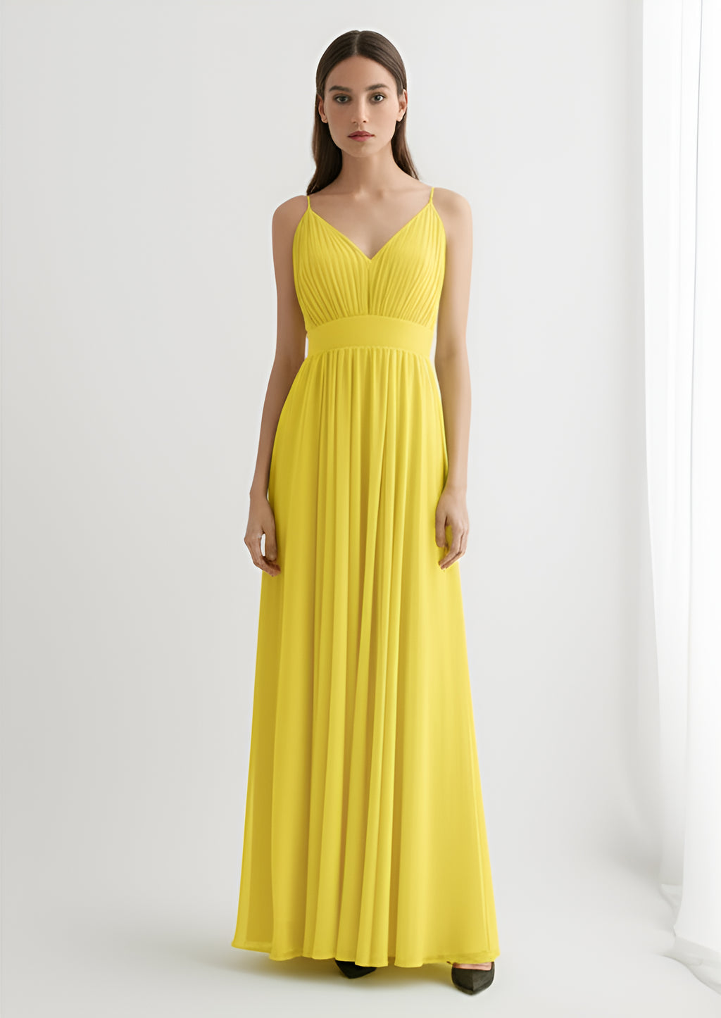 Elegant Sleeveless Floor-Length Gown